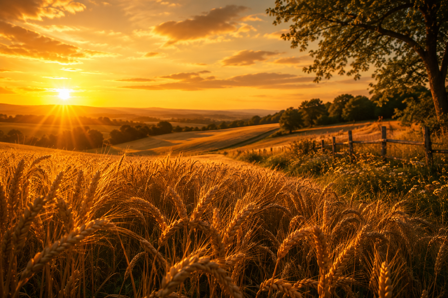 Golden Day Leaning West: Finding Beauty in Lughnasadh’s Golden Hour