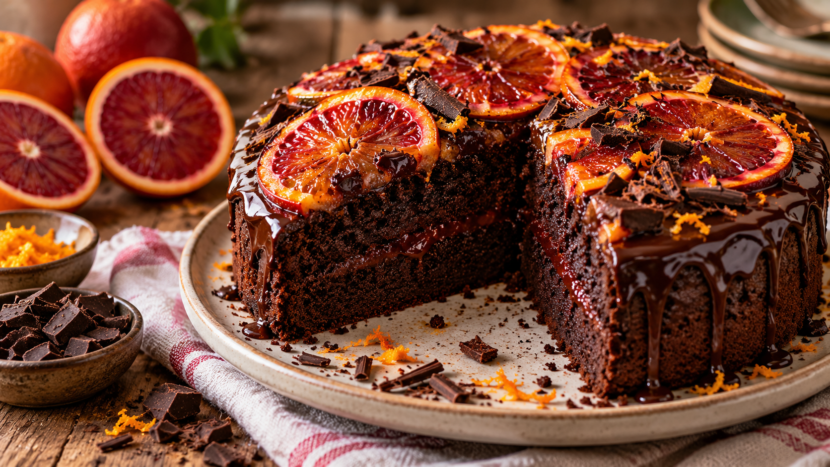 Blood Orange Chocolate Cake: Rich Winter Citrus Cake