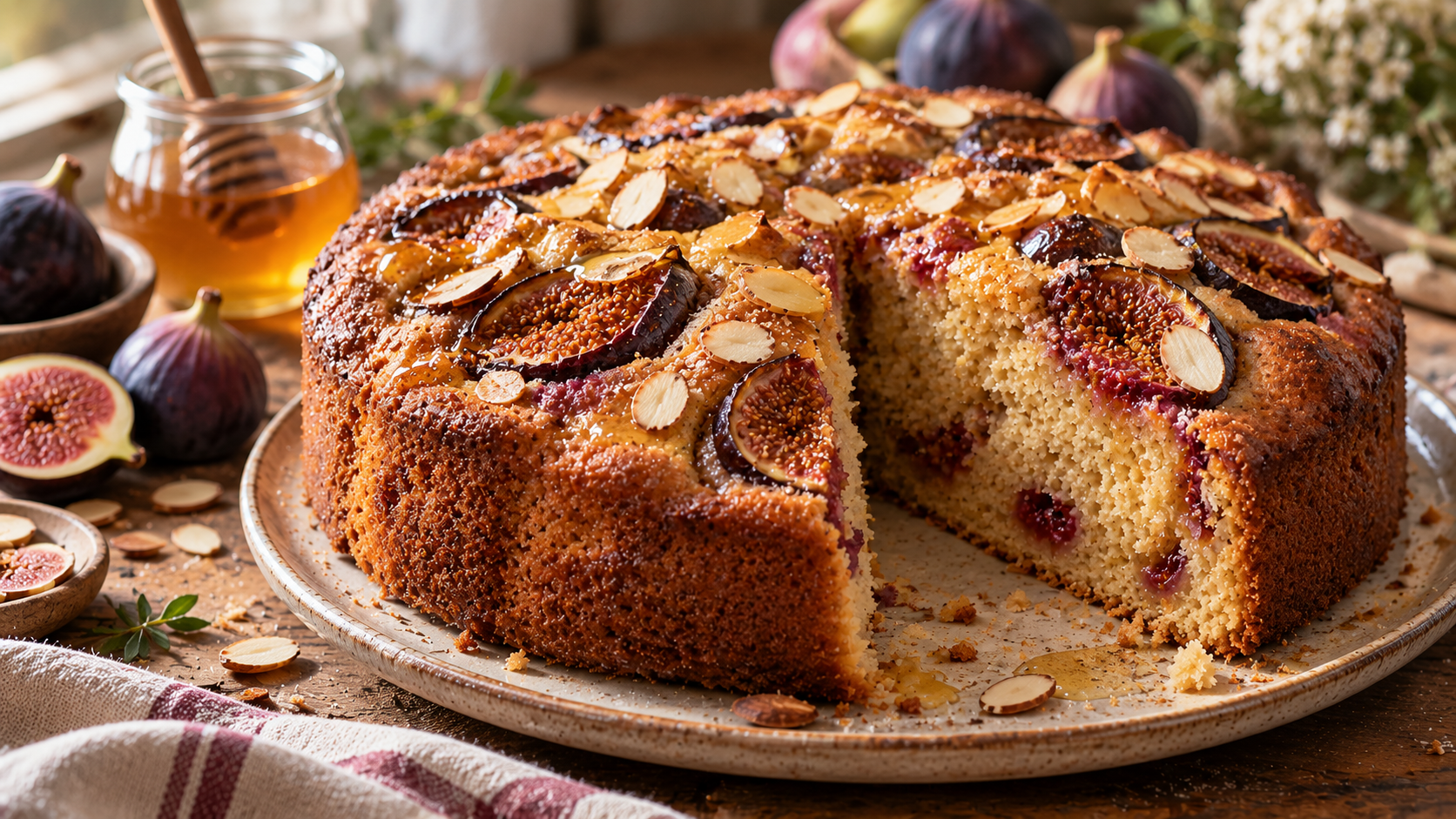 Fresh Fig & Honey Cake: An Easy Late-Summer and Early-Fall Bake
