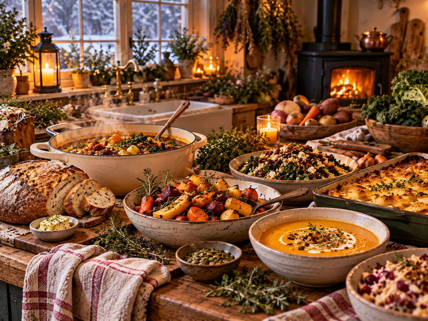 January Garden Recipes: 10 Cozy Ways to Cook Through the Heart of Winter